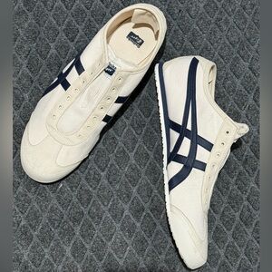 Onitsuka Tiger Mexico 66 Birch Midnight Men's White and Navy Sneakers